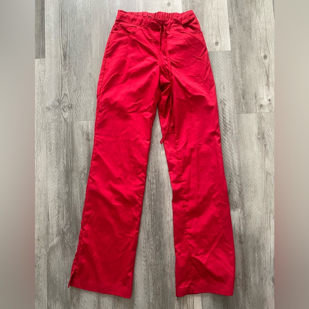 Grey’s Anatomy XXST Scrub Pants Red, 5 pockets